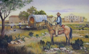 1852 Cowboy Meets Cook at Alamo Village